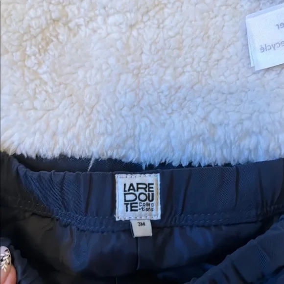Navy Blue Baby Snowsuit with Hood